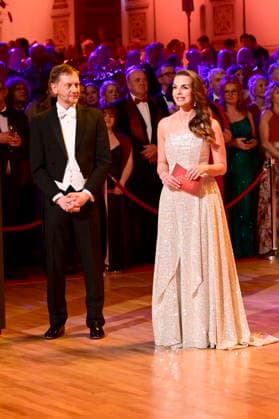Michael Kretschmer and Annika Lau at the 18 SemperOperaball 2026 in the Semper Opera Dresden, 06 02 2026 Foto:xM.xWehnertx xFuturexImagex semperopernball_6346