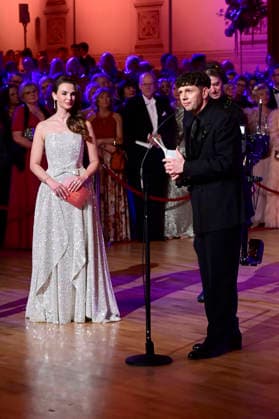 Annika Lau and Christian Friedel at the 18 SemperOperaball 2026 in the Semper Opera Dresden, 06 02 2026 Foto:xM.xWehnertx xFuturexImagex semperopernball_6347
