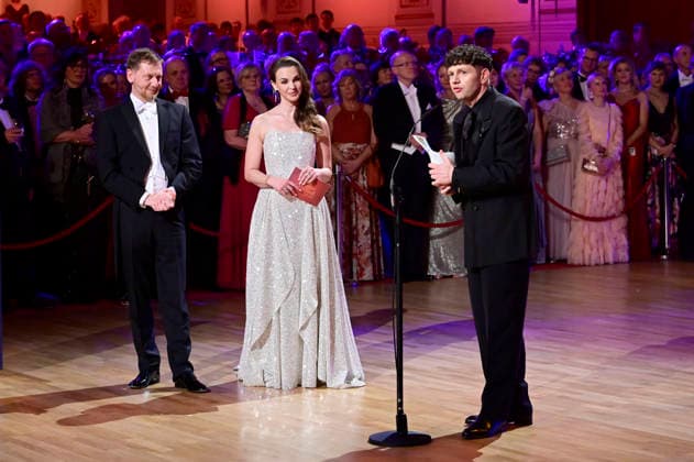Michael Kretschmer, Annika Lau and Christian Friedel at the 18 SemperOperaball 2026 in the Semper Opera Dresden, 06 02 2026 Foto:xM.xWehnertx xFuturexImagex semperopernball_6348