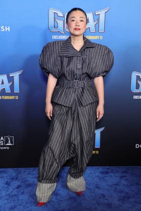 Celebrities attend the Los Angeles premiere of Columbia Pictures and Sony Pictures Animation s GOAT at the AMC Century City 15 in Los Angeles United States Featuring: Sherry Cola Where: Los Angeles, California, United States When: 07 Feb 2026 Credit: Faye s Vision Cover Images EDITORIAL USE ONLY. NOT FOR USE BY NEWSPAPERS BASED IN THE UK. Copyright: xx coverimg55443999