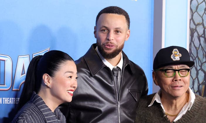 Celebrities attend the Los Angeles premiere of Columbia Pictures and Sony Pictures Animation s GOAT at the AMC Century City 15 in Los Angeles United States Featuring: Sherry Cola, Stephen Curry Where: Los Angeles, California, United States When: 07 Feb 2026 Credit: Faye s Vision Cover Images EDITORIAL USE ONLY. NOT FOR USE BY NEWSPAPERS BASED IN THE UK. Copyright: xx coverimg55444001