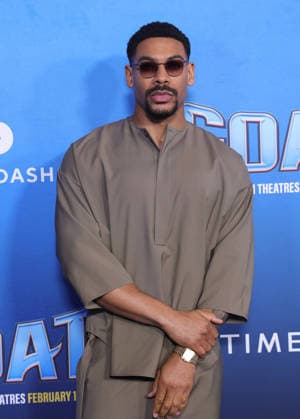Celebrities attend the Los Angeles premiere of Columbia Pictures and Sony Pictures Animation s GOAT at the AMC Century City 15 in Los Angeles United States Featuring: Aaron Pierre Where: Los Angeles, California, United States When: 07 Feb 2026 Credit: Faye s Vision Cover Images EDITORIAL USE ONLY. NOT FOR USE BY NEWSPAPERS BASED IN THE UK. Copyright: xx coverimg55444019