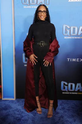 Celebrities attend the Los Angeles premiere of Columbia Pictures and Sony Pictures Animation s GOAT at the AMC Century City 15 in Los Angeles United States Featuring: A ja Wilson Where: Los Angeles, California, United States When: 07 Feb 2026 Credit: Faye s Vision Cover Images EDITORIAL USE ONLY. NOT FOR USE BY NEWSPAPERS BASED IN THE UK. Copyright: xx coverimg55444036