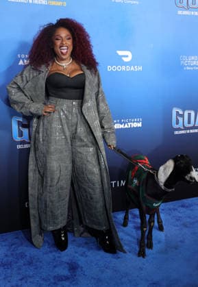 Celebrities attend the Los Angeles premiere of Columbia Pictures and Sony Pictures Animation s GOAT at the AMC Century City 15 in Los Angeles United States Featuring: Jennifer Hudson Where: Los Angeles, California, United States When: 07 Feb 2026 Credit: Faye s Vision Cover Images EDITORIAL USE ONLY. NOT FOR USE BY NEWSPAPERS BASED IN THE UK. Copyright: xx coverimg55443948