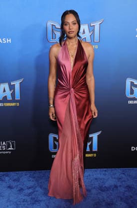 Celebrities attend the Los Angeles premiere of Columbia Pictures and Sony Pictures Animation s GOAT at the AMC Century City 15 in Los Angeles United States Featuring: Ayesha Curry Where: Los Angeles, California, United States When: 07 Feb 2026 Credit: Faye s Vision Cover Images EDITORIAL USE ONLY. NOT FOR USE BY NEWSPAPERS BASED IN THE UK. Copyright: xx coverimg55443971