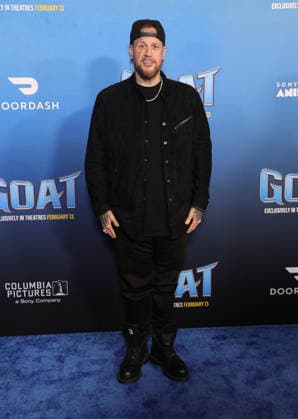 Celebrities attend the Los Angeles premiere of Columbia Pictures and Sony Pictures Animation s GOAT at the AMC Century City 15 in Los Angeles United States Featuring: Jelly Roll Where: Los Angeles, California, United States When: 07 Feb 2026 Credit: Faye s Vision Cover Images EDITORIAL USE ONLY. NOT FOR USE BY NEWSPAPERS BASED IN THE UK. Copyright: xx coverimg55443978