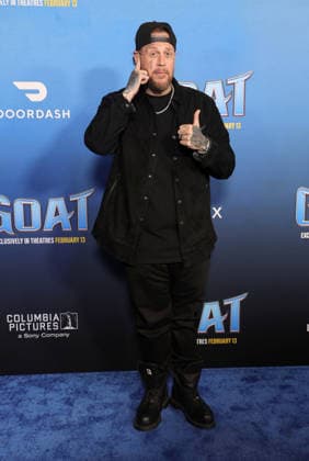 Celebrities attend the Los Angeles premiere of Columbia Pictures and Sony Pictures Animation s GOAT at the AMC Century City 15 in Los Angeles United States Featuring: Jelly Roll Where: Los Angeles, California, United States When: 07 Feb 2026 Credit: Faye s Vision Cover Images EDITORIAL USE ONLY. NOT FOR USE BY NEWSPAPERS BASED IN THE UK. Copyright: xx coverimg55443983