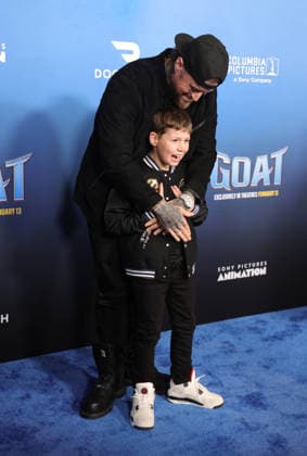 Celebrities attend the Los Angeles premiere of Columbia Pictures and Sony Pictures Animation s GOAT at the AMC Century City 15 in Los Angeles United States Featuring: Jelly Roll, Noah Buddy DeFord Where: Los Angeles, California, United States When: 07 Feb 2026 Credit: Faye s Vision Cover Images EDITORIAL USE ONLY. NOT FOR USE BY NEWSPAPERS BASED IN THE UK. Copyright: xx coverimg55443986