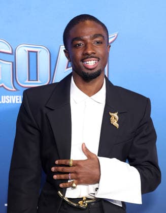 Celebrities attend the Los Angeles premiere of Columbia Pictures and Sony Pictures Animation s GOAT at the AMC Century City 15 in Los Angeles United States Featuring: Caleb McLaughlin Where: Los Angeles, California, United States When: 07 Feb 2026 Credit: Faye s Vision Cover Images EDITORIAL USE ONLY. NOT FOR USE BY NEWSPAPERS BASED IN THE UK. Copyright: xx coverimg55443990