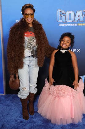 Celebrities attend the Los Angeles premiere of Columbia Pictures and Sony Pictures Animation s GOAT at the AMC Century City 15 in Los Angeles United States Featuring: MC Lyte, Savannah Van Van Mcconneaughey Where: Los Angeles, California, United States When: 07 Feb 2026 Credit: Faye s Vision Cover Images EDITORIAL USE ONLY. NOT FOR USE BY NEWSPAPERS BASED IN THE UK. Copyright: xx coverimg55443844