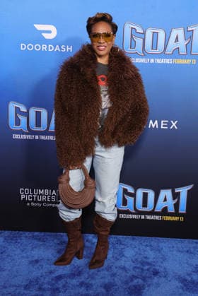 Celebrities attend the Los Angeles premiere of Columbia Pictures and Sony Pictures Animation s GOAT at the AMC Century City 15 in Los Angeles United States Featuring: MC Lyte Where: Los Angeles, California, United States When: 07 Feb 2026 Credit: Faye s Vision Cover Images EDITORIAL USE ONLY. NOT FOR USE BY NEWSPAPERS BASED IN THE UK. Copyright: xx coverimg55443848