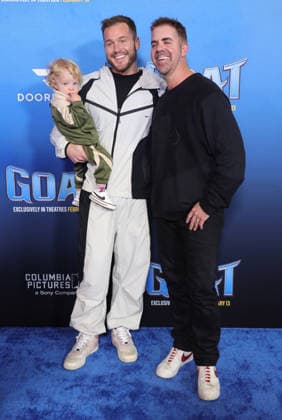 Celebrities attend the Los Angeles premiere of Columbia Pictures and Sony Pictures Animation s GOAT at the AMC Century City 15 in Los Angeles United States Featuring: Colton Underwood, Jordan C. Brown, Bishop Colton Brown-Underwood Where: Los Angeles, California, United States When: 07 Feb 2026 Credit: Faye s Vision Cover Images EDITORIAL USE ONLY. NOT FOR USE BY NEWSPAPERS BASED IN THE UK. Copyright: xx coverimg55443858