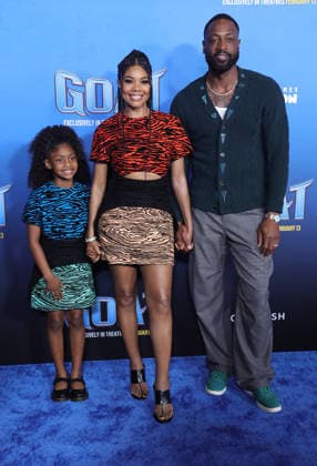 Celebrities attend the Los Angeles premiere of Columbia Pictures and Sony Pictures Animation s GOAT at the AMC Century City 15 in Los Angeles United States Featuring: Kaavia James Union Wade, Gabrielle Union, Dwyane Wade Where: Los Angeles, California, United States When: 07 Feb 2026 Credit: Faye s Vision Cover Images EDITORIAL USE ONLY. NOT FOR USE BY NEWSPAPERS BASED IN THE UK. Copyright: xx coverimg55443919