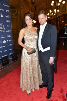 Michael Kretschmer Prime Minister of the Free State of Saxony with partner Annett Hofmann as guests at the SemperOperaball in Dresden on 06 02 2026
