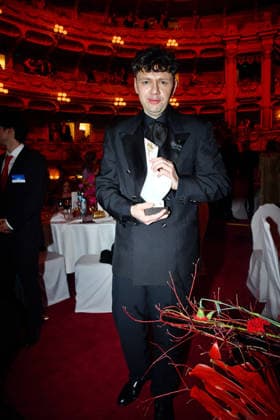 Christian Friedel CHOROS Award as a guest at the SemperOperaball in Dresden on 06 02 2026