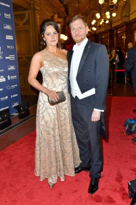 Michael Kretschmer Prime Minister of the Free State of Saxony with partner Annett Hofmann as guests at the SemperOperaball in Dresden on 06 02 2026