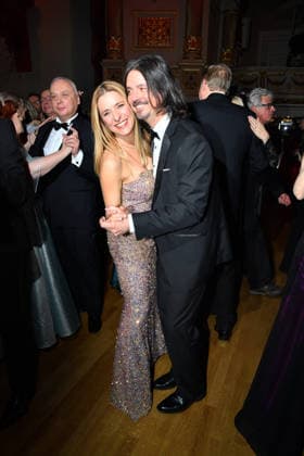 Stefanie Hertel with husband Lanny Lanner as guests at the SemperOperaball in Dresden on 06 02 2026