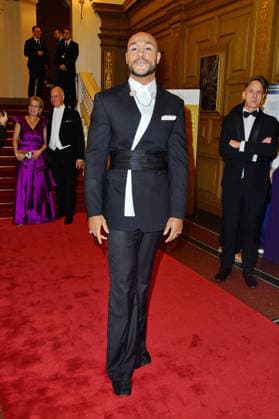 Malick Bauer as a guest at the SemperOperaball in Dresden on 06 02 2026