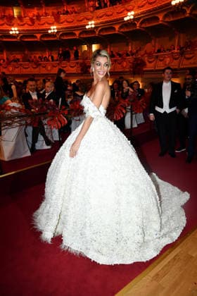 Annika Gassner as a guest at the SemperOperaball in Dresden on 06 02 2026