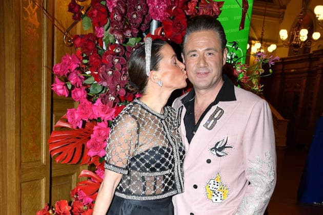 Sasha Dick Brave with wife Julia Röntgen as guests at the SemperOperaball in Dresden on 06 02 2026