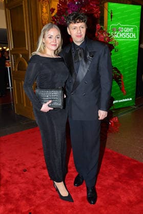 Victoria Wendrich and Christian Friedel at the Semper Opera Ball on 6 02 2026 in Dresden Semper Opera Ball 2026 in Dresden