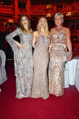 Cathy Hummels, Stefanie Hertel and Kamilla Senjo at the Semper Opera Ball on 6 02 2026 in Dresden Semper Opera Ball 2026 in Dresden