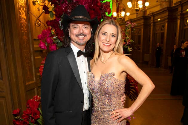 Lanny Lanner and Stefanie Hertel at the Semper Opera Ball on 6 02 2026 in Dresden Semper Opera Ball 2026 in Dresden