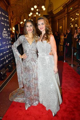 Cathy Hummels and Annika Lau at the Semper Opera Ball on 6 02 2026 in Dresden Semper Opera Ball 2026 in Dresden