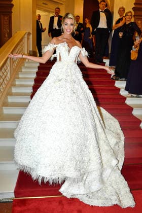 Annika Gassner at the Semper Opera Ball on 6 02 2026 in Dresden Semper Opera Ball 2026 in Dresden
