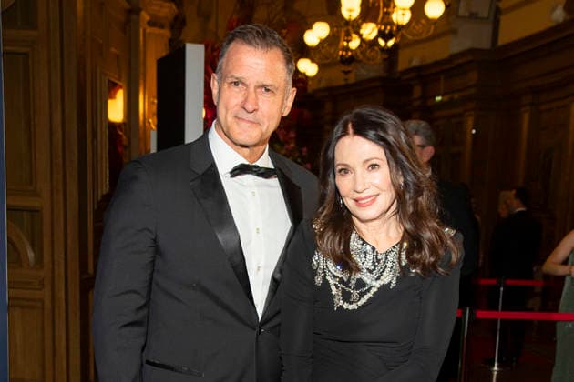 Heiko Kiesow and Iris Berben at the Semper Opera Ball on 6 02 2026 in Dresden Semper Opera Ball 2026 in Dresden