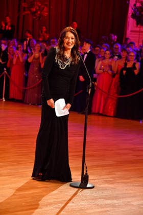 Iris Berben at the Semper Opera Ball on 6 02 2026 in Dresden Semper Opera Ball 2026 in Dresden
