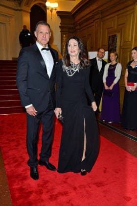 Heiko Kiesow and Iris Berben at the Semper Opera Ball on 6 02 2026 in Dresden Semper Opera Ball 2026 in Dresden