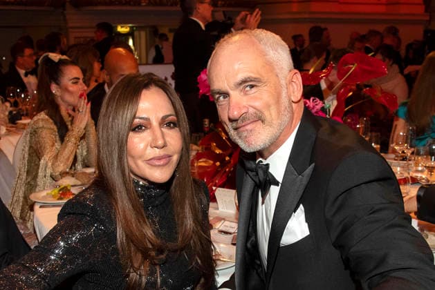 Simone Thomalla and Rene Merten at the Semper Opera Ball on 6 02 2026 in Dresden Semper Opera Ball 2026 in Dresden