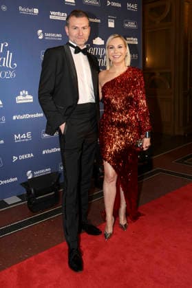 Susanne Klehn with partner Michael Heinz at the 18 SemperOperaball 2026 in the Semper Opera Dresden, 06 02 2026 Foto:xM.xWehnertx xFuturexImagex semperopernball_6351