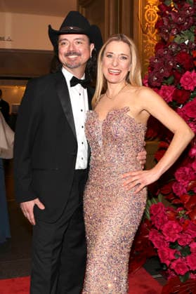 Stefanie Hertel with husband Lanny Lanner at the 18 SemperOperaball 2026 in the Semper Opera Dresden, 06 02 2026 Foto:xM.xWehnertx xFuturexImagex semperopernball_6370