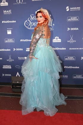 Lyn Künstner at the 18 SemperOperaball 2026 in the Semper Opera Dresden, 06 02 2026 Foto:xM.xWehnertx xFuturexImagex semperopernball_6375
