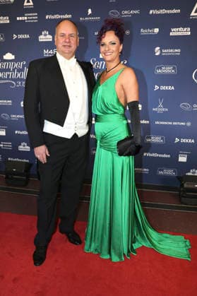 Dirk Hilbert with partner Miriam Nötzold at the 18 SemperOperaball 2026 in the Semper Opera Dresden, 06 02 2026 Foto:xM.xWehnertx xFuturexImagex semperopernball_6378