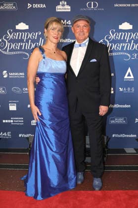 Matthias Atze Döschner with wife Dorit Döschner at the 18 SemperOperaball 2026 in the Semper Opera Dresden, 06 02 2026 Foto:xM.xWehnertx xFuturexImagex semperopernball_6380