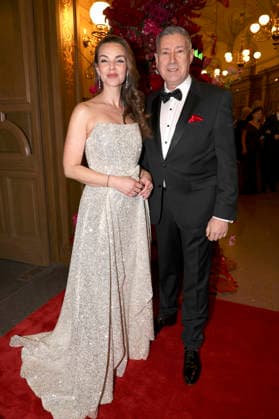Annika Lau and Joachim Llambi at the 18 SemperOperaball 2026 in the Semper Opera Dresden, 06 02 2026 Foto:xM.xWehnertx xFuturexImagex semperopernball_6383