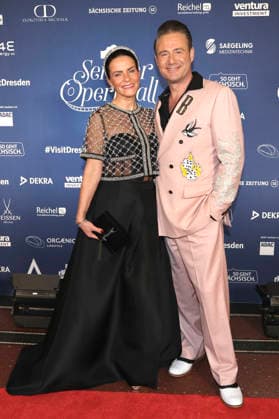 Sasha with wife Julia Röntgen at the 18 SemperOperaball 2026 in the Semper Opera Dresden, 06 02 2026 Foto:xM.xWehnertx xFuturexImagex semperopernball_6388