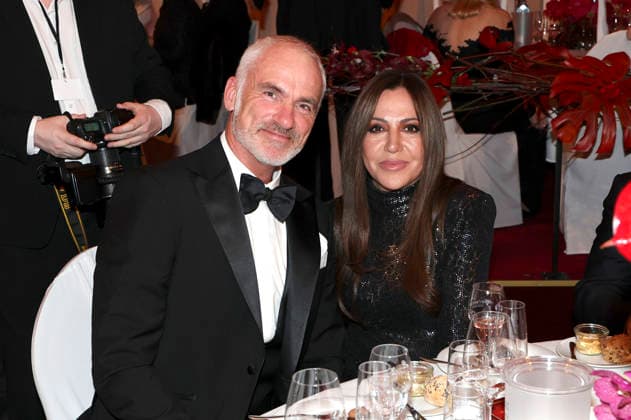 Simone Thomalla with partner Rene Marchand at the 18 SemperOperaball 2026 in the Semper Opera Dresden, 06 02 2026 Foto:xM.xWehnertx xFuturexImagex semperopernball_6405