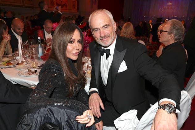 Simone Thomalla with partner Rene Marchand at the 18 SemperOperaball 2026 in the Semper Opera Dresden, 06 02 2026 Foto:xM.xWehnertx xFuturexImagex semperopernball_6406