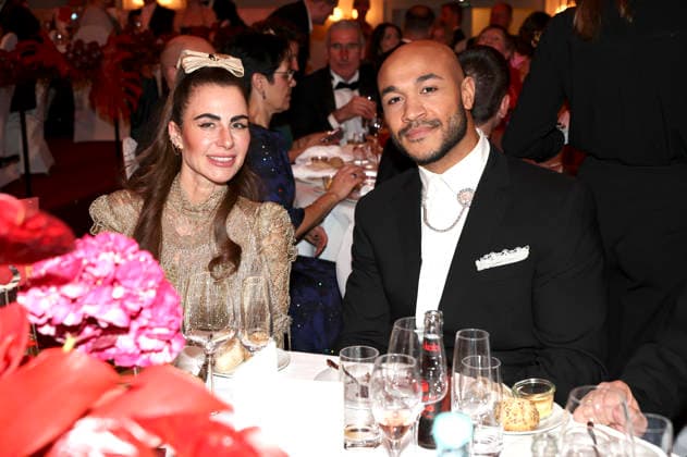 Malick Bauer with company at the 18 SemperOperaball 2026 in the Semper Opera Dresden, 06 02 2026 Foto:xM.xWehnertx xFuturexImagex semperopernball_6410