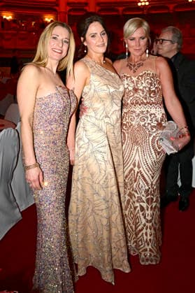 Stefanie Hertel, Annett Hofmann and Kamilla Senjo at the 18 SemperOperaball 2026 in the Semper Opera Dresden, 06 02 2026 Foto:xM.xWehnertx xFuturexImagex semperopernball_6412