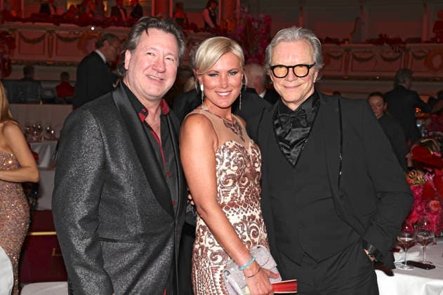 Claudius Dreilich, Kamilla Senjo and Wolfgang Lippert at the 18 SemperOperaball 2026 in the Semper Opera Dresden, 06 02 2026 Foto:xM.xWehnertx xFuturexImagex semperopernball_6417