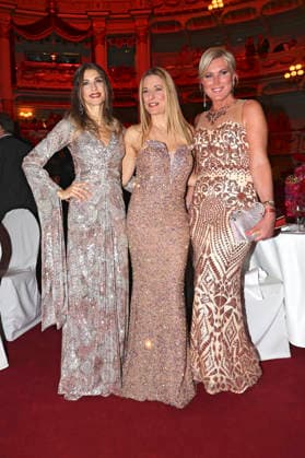 Cathy Hummels, Stefanie Hertel and Kamilla Senjo at the 18 SemperOperaball 2026 in the Semper Opera Dresden, 06 02 2026 Foto:xM.xWehnertx xFuturexImagex semperopernball_6421