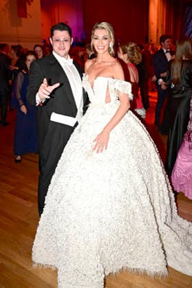 Ricardo Marinello and Annika Gassner at the 18 SemperOperaball 2026 in the Semper Opera Dresden, 06 02 2026 Foto:xM.xWehnertx xFuturexImagex semperopernball_6430