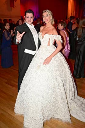 Ricardo Marinello and Annika Gassner at the 18 SemperOperaball 2026 in the Semper Opera Dresden, 06 02 2026 Foto:xM.xWehnertx xFuturexImagex semperopernball_6431