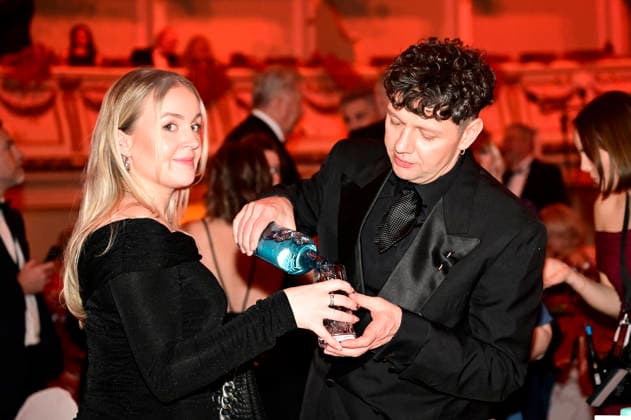 Victoria Wendrich and Christian Friedel at the 18 SemperOperaball 2026 in the Semper Opera Dresden, 06 02 2026 Foto:xM.xWehnertx xFuturexImagex semperopernball_6436