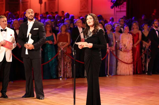 Joachim Llambi, Malick Bauer and Iris Berben at the 18 SemperOperaball 2026 in the Semper Opera Dresden, 06 02 2026 Foto:xM.xWehnertx xFuturexImagex semperopernball_6444